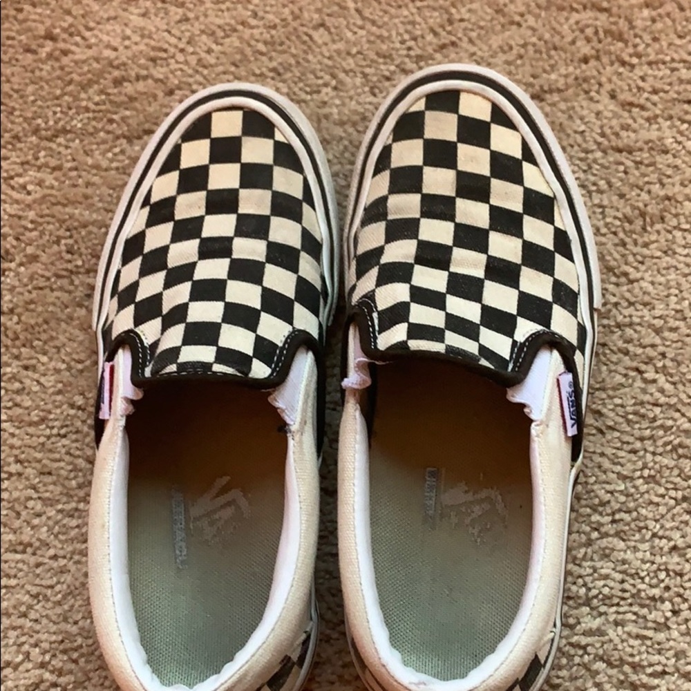 Black and White Checkered Vans